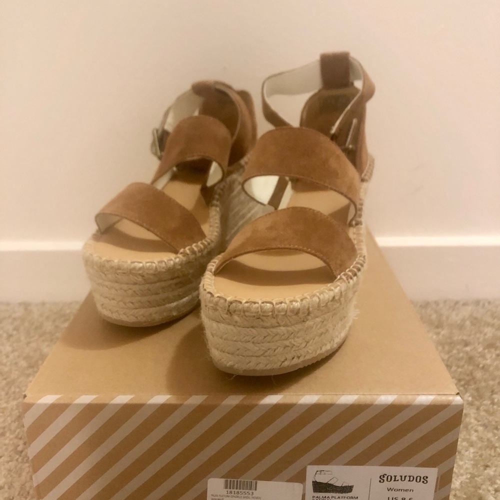 Soludos Platform Sandal Size 8.5